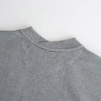 ラップリブワイドSWトレーナー #HEATHER GRAY [D124-T858]