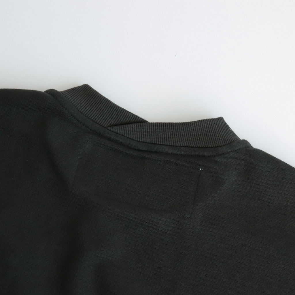 ラップリブワイドSWトレーナー #CHARCOAL GRAY [D124-T858]