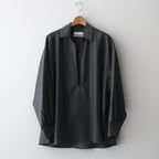 Wool Cupro Skipper Shirt #GRAY [GU241-50075]