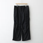 Wool Cupro Military Cargo Pants #BLACK [GM241-40077]