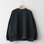 ラップリブワイドSWトレーナー #CHARCOAL GRAY [D124-T858]