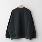 ラップリブワイドSWトレーナー #CHARCOAL GRAY [D124-T858]