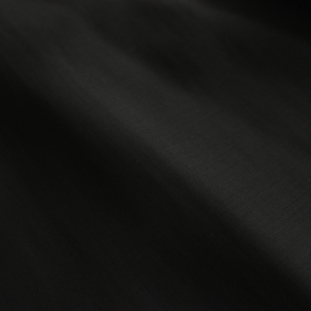 Wool Cupro Skipper Shirt #BLACK [GU241-50075]