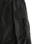 Wool Cupro Military Cargo Pants #BLACK [GM241-40077]