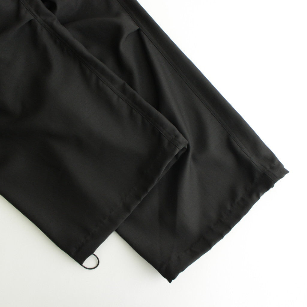 Wool Cupro Military Cargo Pants #BLACK [GM241-40077]