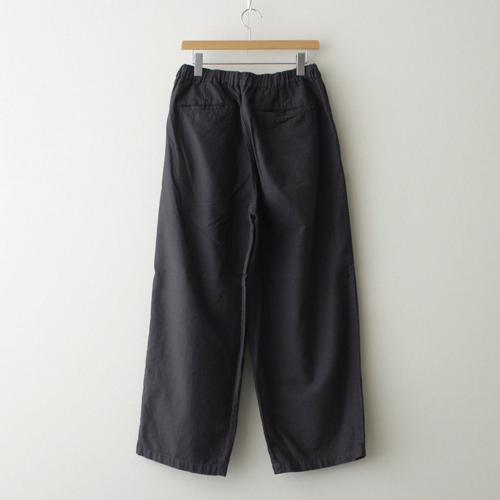 Cotton Linen Moleskin Two Tuck Easy Pants #GRAY [GM241-40090]