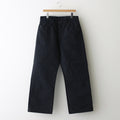 Washi Duck Five Pocket Wide Straight Pants #BLACK [GU241-40153]