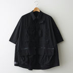 DRY TYPEWRITER TACTICAL POCKET S/S SHIRT #BLACK [FSC241-50106B]