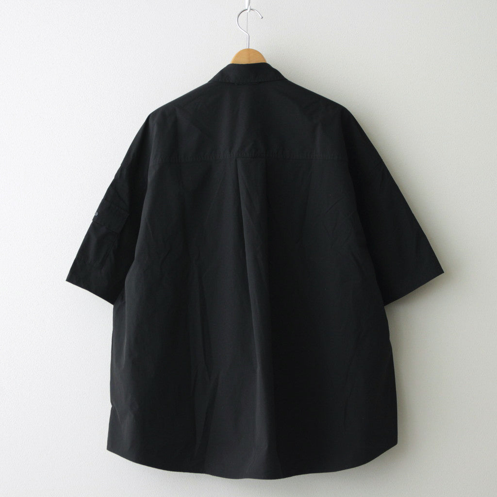 DRY TYPEWRITER TACTICAL POCKET S/S SHIRT #BLACK [FSC241-50106B]