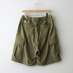DRY TYPEWRITER OVER CARGO SHORTS #KHAKI [FSC241-40107B]