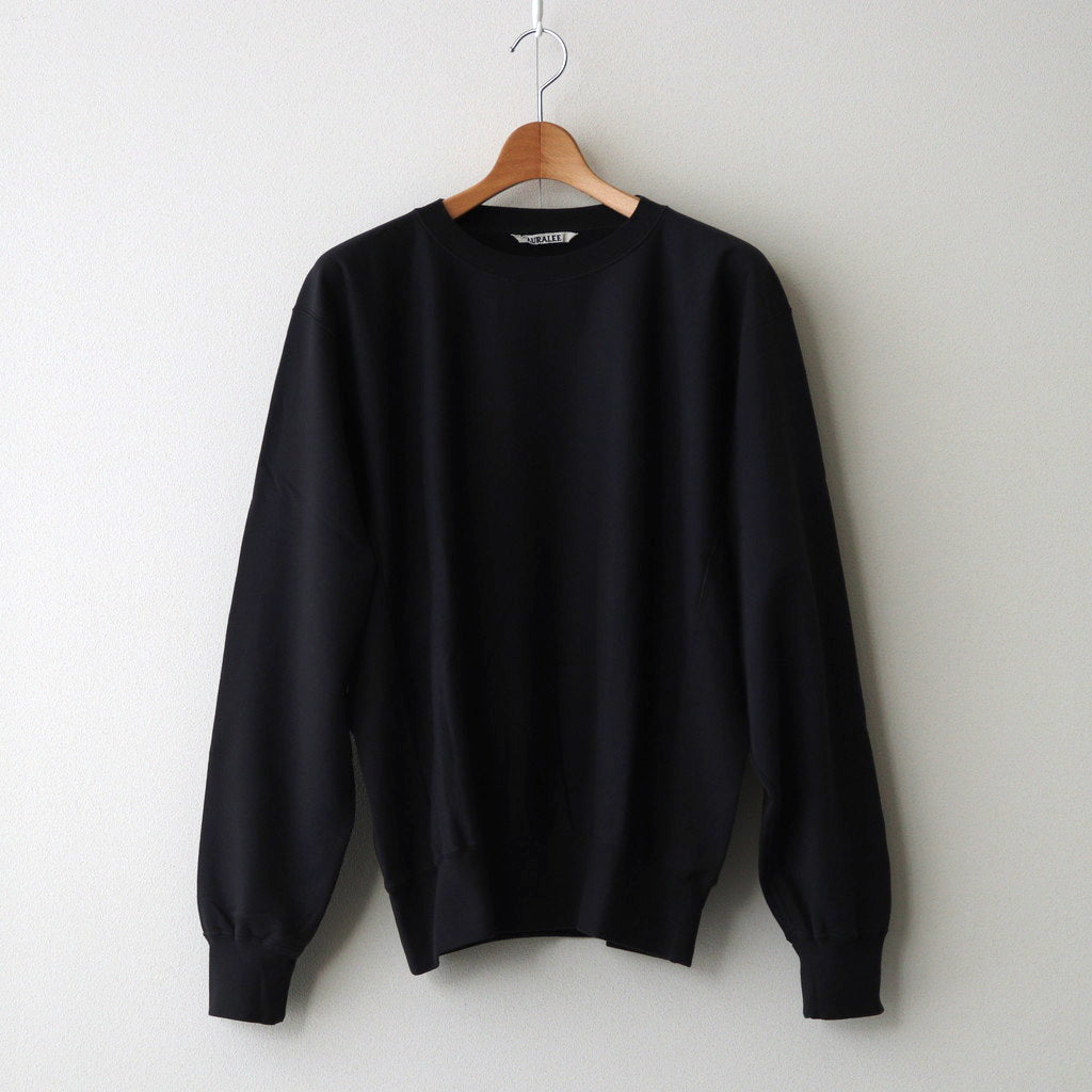 ELASTIC HIGH GAUGE SWEAT P/O #INK BLACK [A25SP02NU]