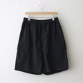 DRY TYPEWRITER OVER CARGO SHORTS #BLACK [FSC241-40107B]