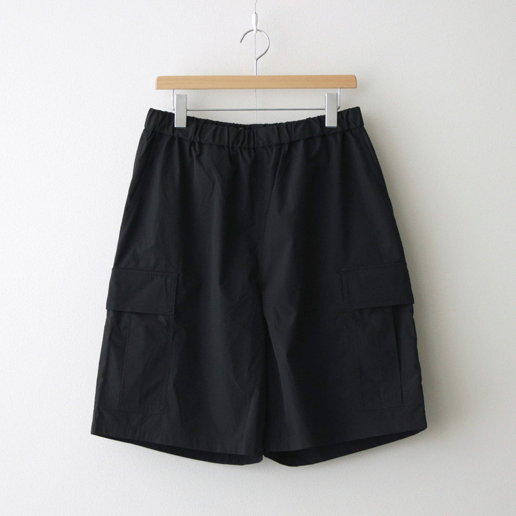 DRY TYPEWRITER OVER CARGO SHORTS #BLACK [FSC241-40107B]