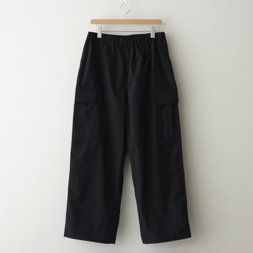 DRY TYPEWRITER UTILITY CARGO PANTS #BLACK [FSC241-40105B]