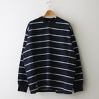 MULTI BORDER L/S TEE #NAVY [FSC241-70102]