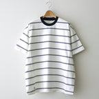 MULTI BORDER S/S TEE #WHITE [FSC241-70101]