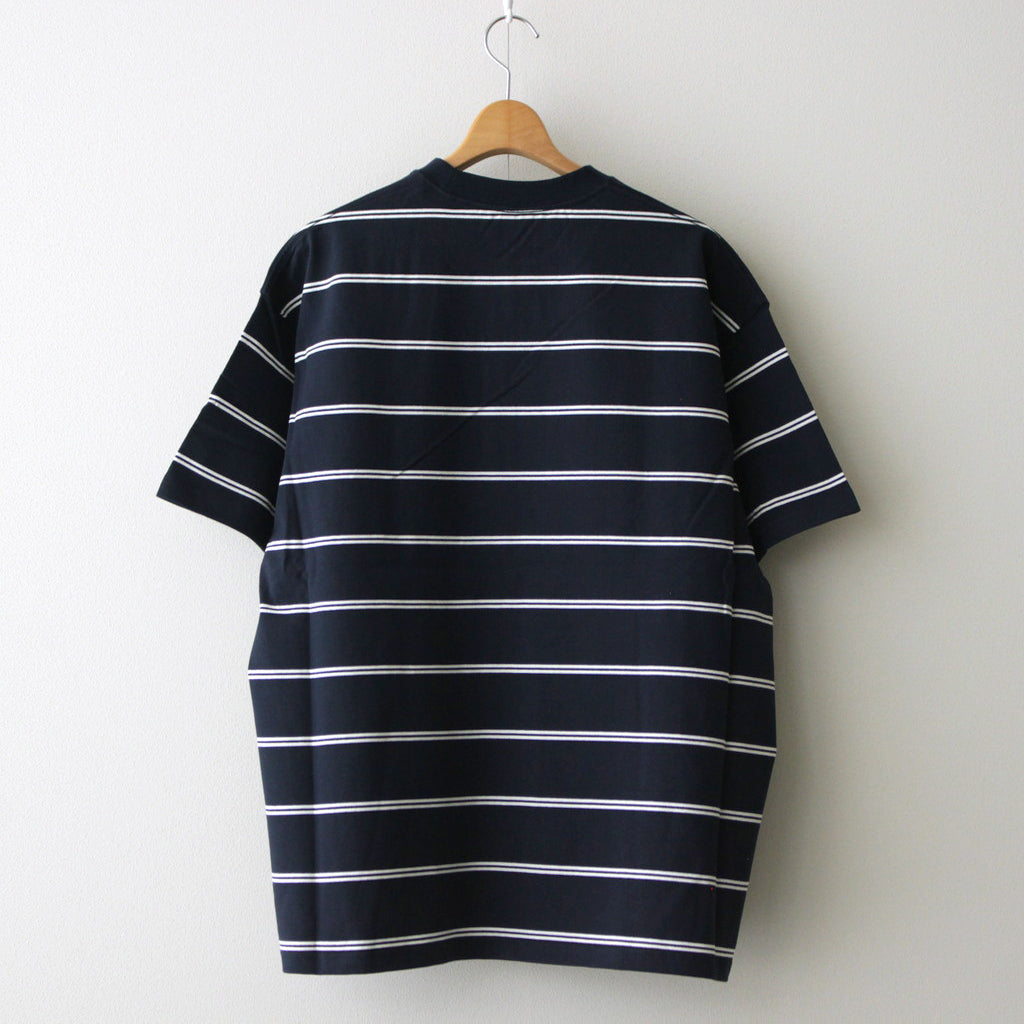 MULTI BORDER S/S TEE #NAVY [FSC241-70101]