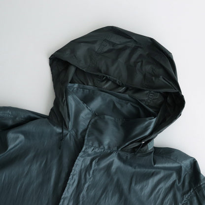 LEATHER LIKE POLYESTER SNOW PARKA #DUSTY GREEN [YK24SS0636C]
