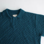 SILK MOHAIR PULLOVER SWEATER #PEACOCK [YK24SS0671S]