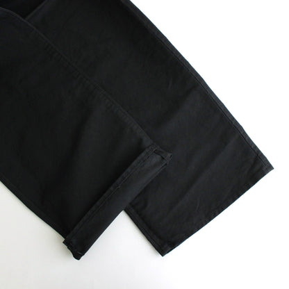 Washi Duck Five Pocket Wide Straight Pants #BLACK [GU241-40153]