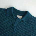 SILK MOHAIR PULLOVER SWEATER #PEACOCK [YK24SS0671S]