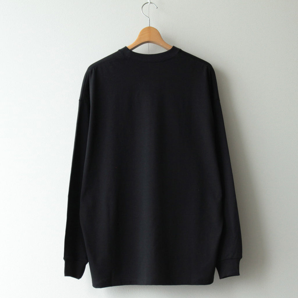 VIBTEX for FreshService L/S CREW NECK TEE #BLACK [FSW-23-TE_271]