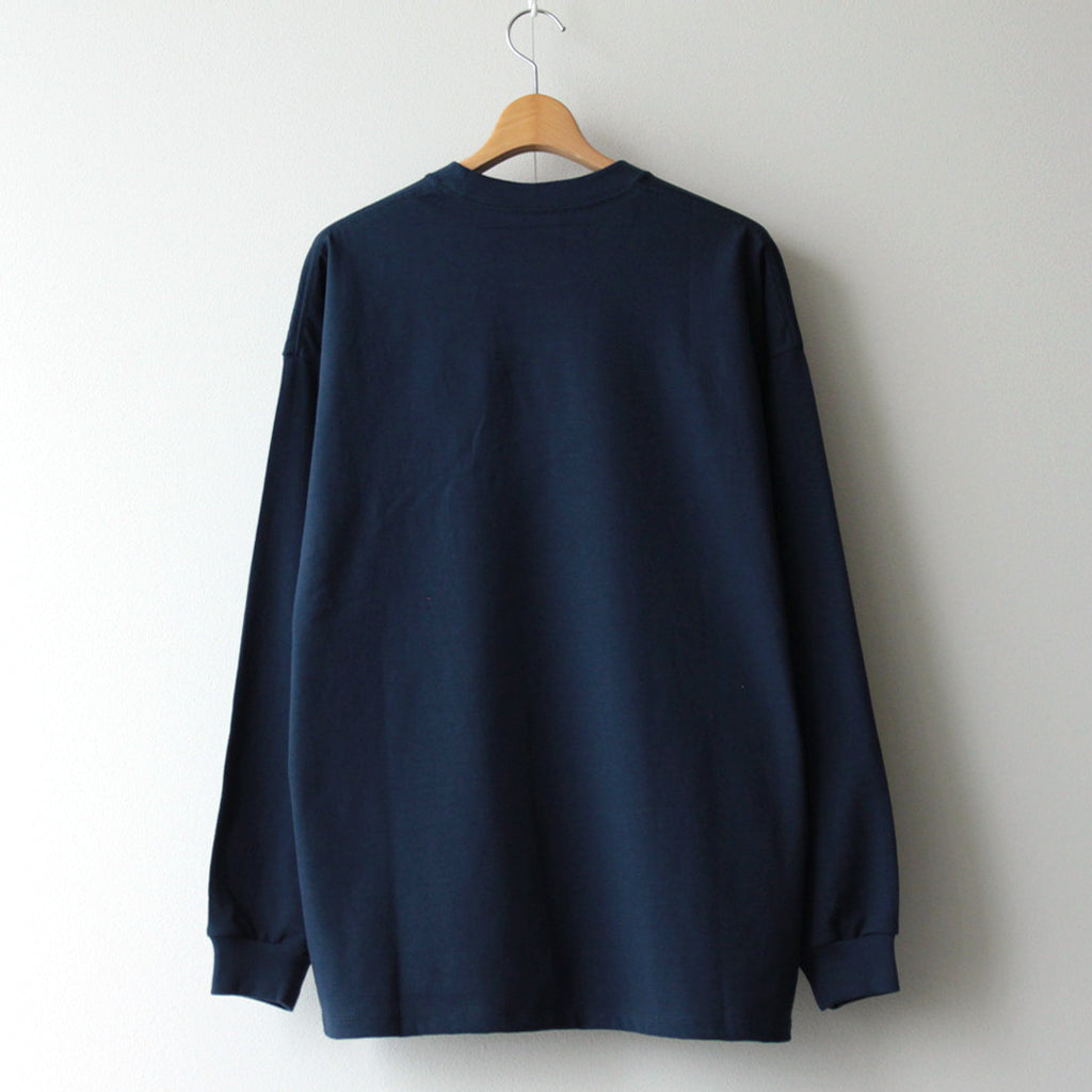 VIBTEX for FreshService L/S CREW NECK TEE #NAVY [FSW-23-TE_271]