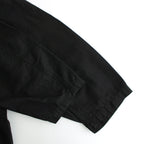 Cotton Linen Moleskin Overdyed Kung-Fu Jacket #BLACK [GM241-20089]