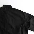 Cotton Linen Moleskin Overdyed Kung-Fu Jacket #BLACK [GM241-20089]
