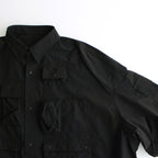 DRY TYPEWRITER TACTICAL POCKET S/S SHIRT #BLACK [FSC241-50106B]
