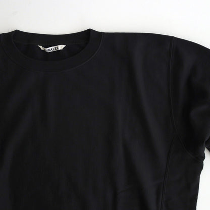 ELASTIC HIGH GAUGE SWEAT P/O #INK BLACK [A24AP02NU]