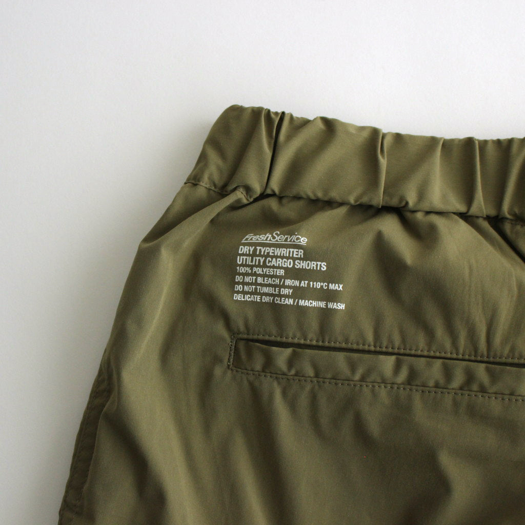 DRY TYPEWRITER OVER CARGO SHORTS #KHAKI [FSC241-40107B]