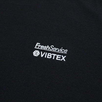 VIBTEX for FreshService S/S CREW NECK TEE #BLACK [FSW-23-TE_270]