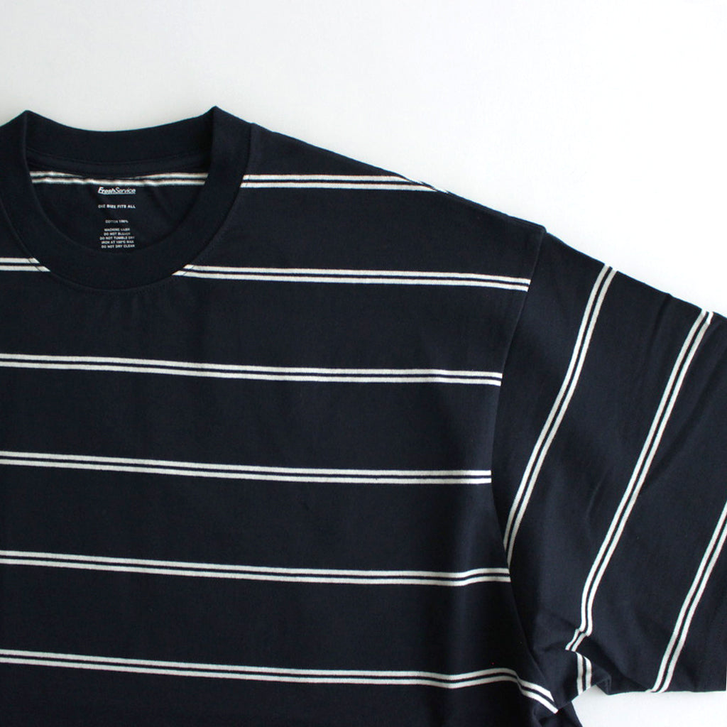 MULTI BORDER S/S TEE #NAVY [FSC241-70101]