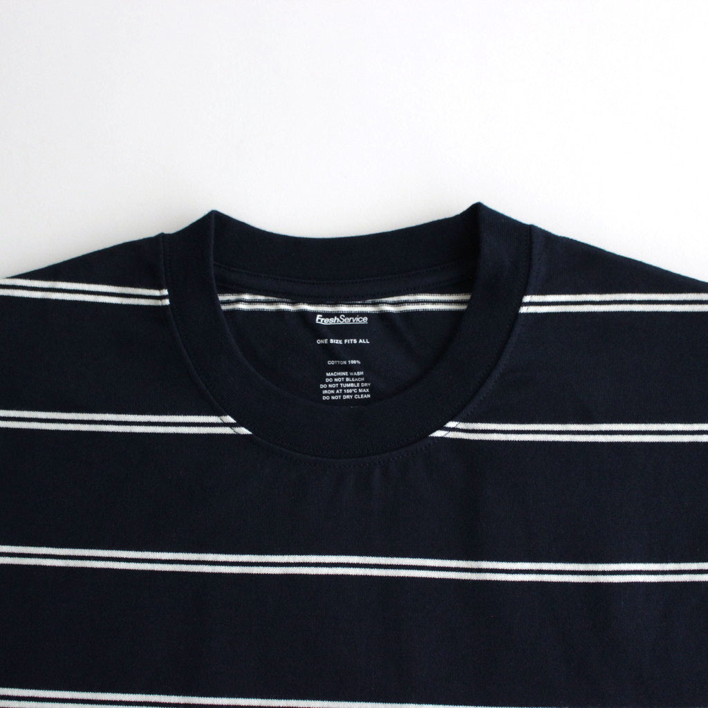 MULTI BORDER S/S TEE #NAVY [FSC241-70101]