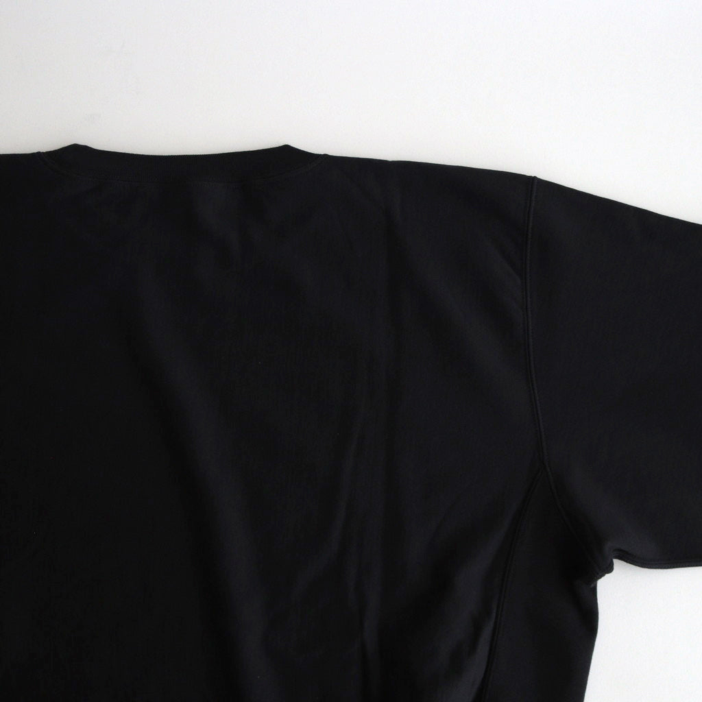 ELASTIC HIGH GAUGE SWEAT P/O #INK BLACK [A25SP02NU]