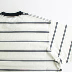 MULTI BORDER S/S TEE #WHITE [FSC241-70101]