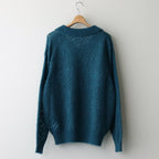 SILK MOHAIR PULLOVER SWEATER #PEACOCK [YK24SS0671S]