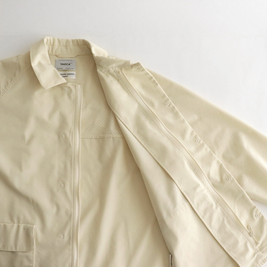 ZIP COAT SHORT #natural white [13551]