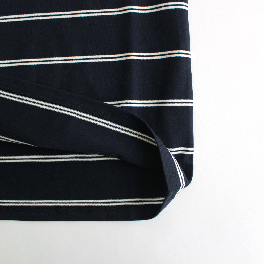 MULTI BORDER L/S TEE #NAVY [FSC241-70102]