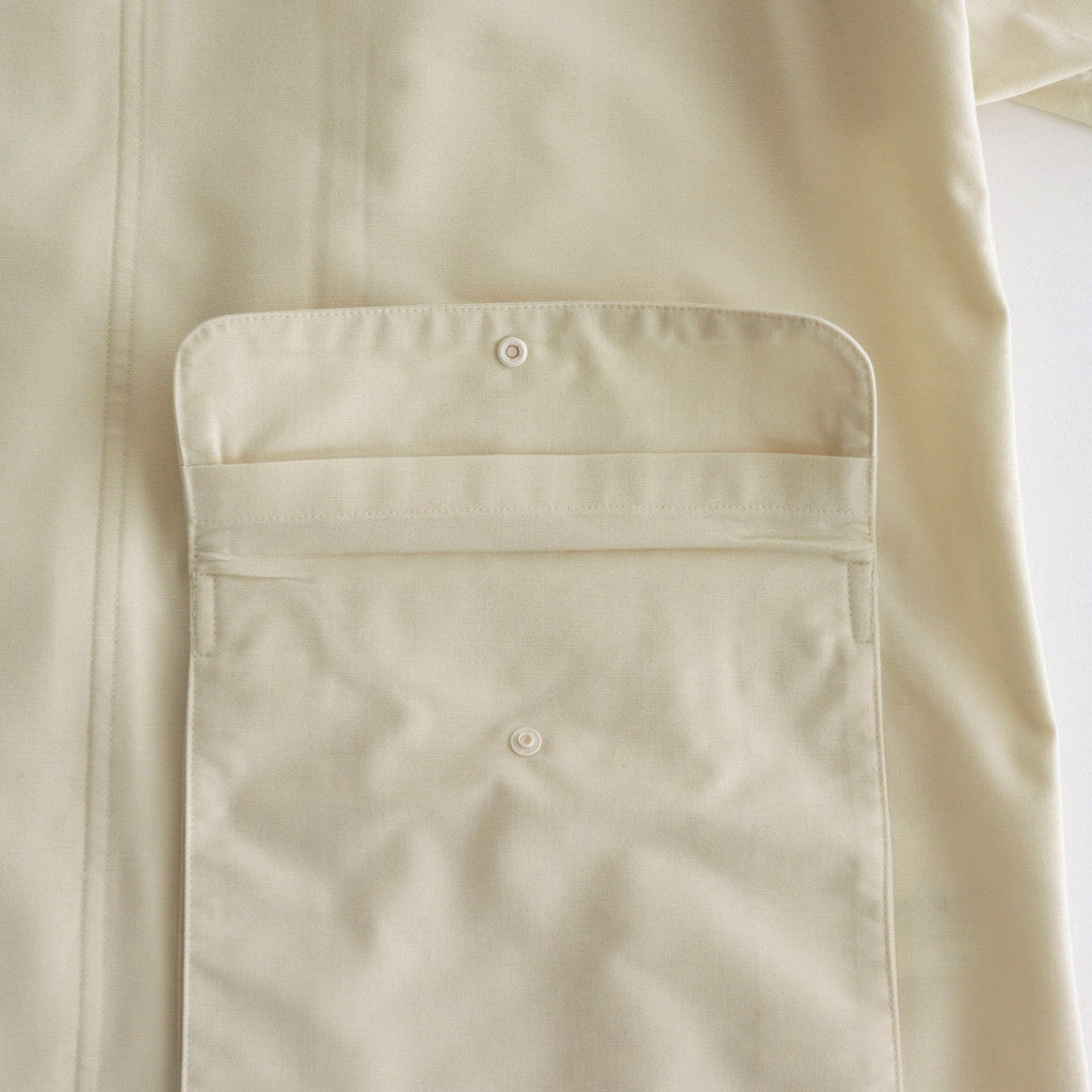 ZIP COAT SHORT #natural white [13551]