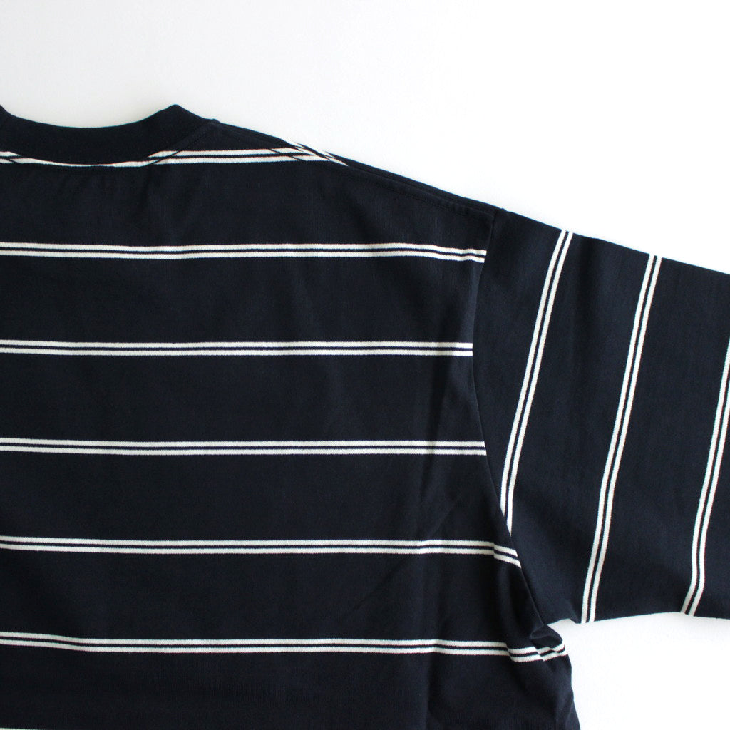 MULTI BORDER L/S TEE #NAVY [FSC241-70102] – ciacura