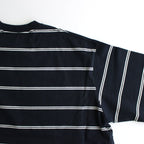 MULTI BORDER L/S TEE #NAVY [FSC241-70102]