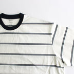 MULTI BORDER L/S TEE #WHITE [FSC241-70102]