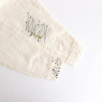 GREETINGS SHIRT LS #ECRU ZIGZAG [SSS24SHGRLCOTEZZ]