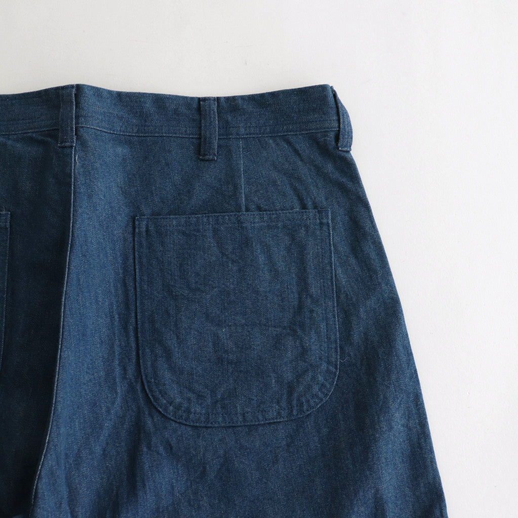 US NAVY PANTS WIDE #indigo 10w [23641]