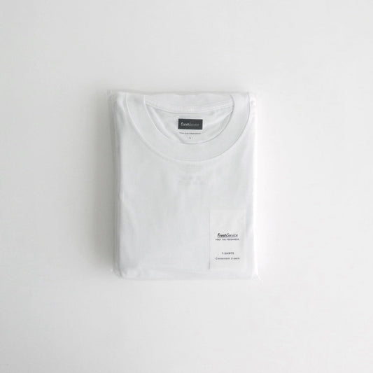 2-PACK CORPORATE S/S TEE #WHITE [FSP243-70013B]