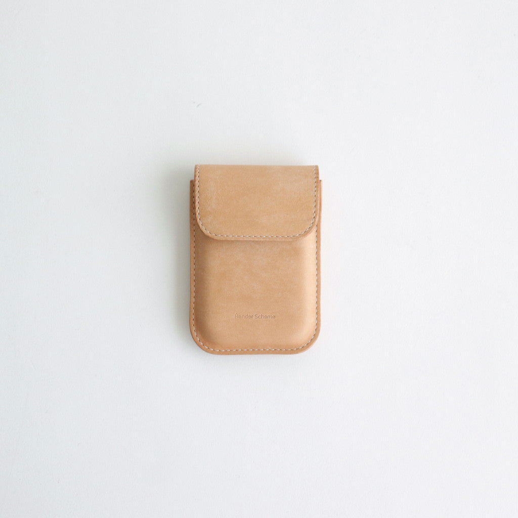 flap card case #natural [tq-rc-fcc]