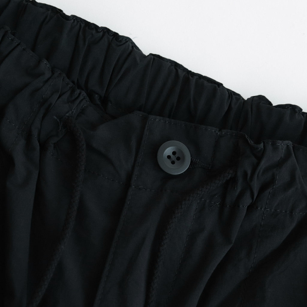 Nylon typewriter pants #BLACK [HM-P008-051]