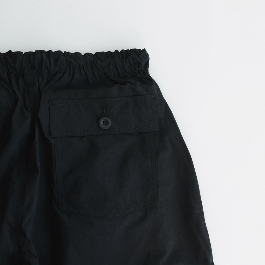 Nylon typewriter pants #BLACK [HM-P008-051]